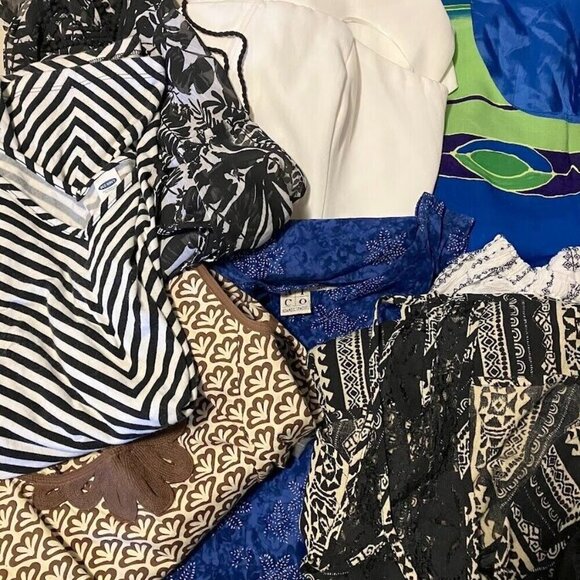 5 lb Reseller Lot Dresses Rompers Summer Mini Midi Maxi Assorted Sizes Brands - Picture 2 of 5